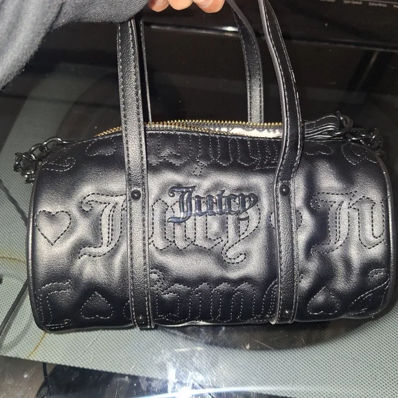 Juicy Couture Black Mini Barrel Bag - Picture 6 of 7